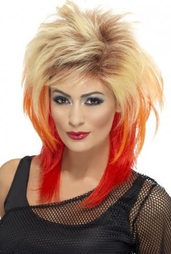 Smiffy's Tricolor rocker adult wig