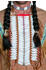 Smiffy's Indian white necklace adult costume