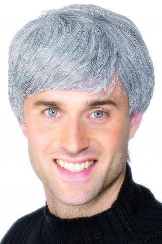 Smiffy's Grey modern short adult wig