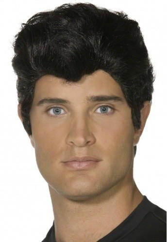 Smiffy's Black Grease adult wig