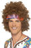 Smiffy's Brown hippie afro adult wig