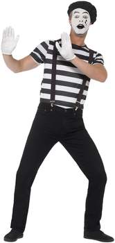 Smiffy's Mime adult costume with makeup