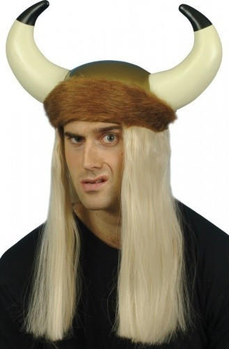 Smiffy's Viking helmet with hair