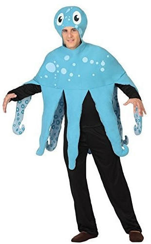 Atosa Blue octopus adult costume