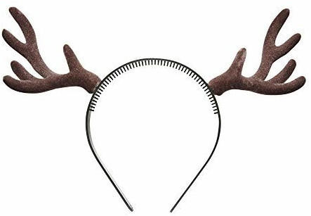 Widmann Flocked Reindeer Horns