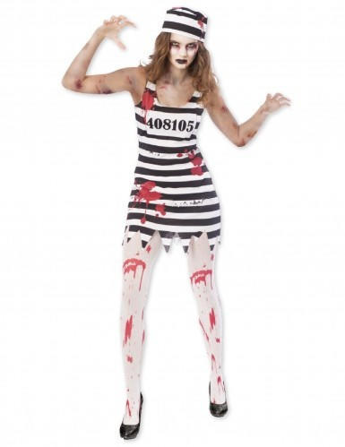 Amscan Female Zombie Convict Costume
