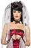Smiffy's Gothic Bride Accessoire-Set red/black