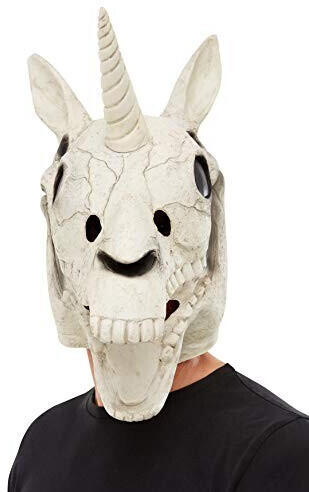 Smiffy's Unicorn Skull Latex Mask (50826)