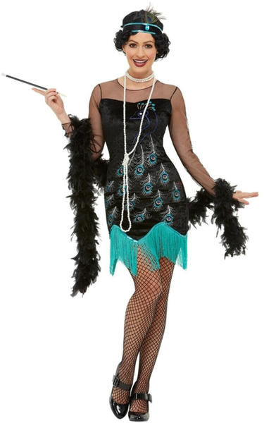 Smiffy's 20s Peacock Flapper Costume (47780)
