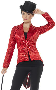 Smiffy's Pailletten-Frack Damen rot (46958)