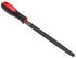 Gedore Dreikantfeile Hieb 2 310mm 2K-Griff Spezialstahl Rot/Schwarz (R93100052)
