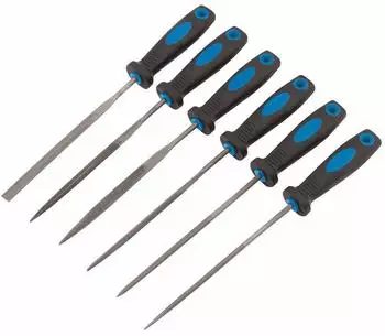 Draper Nadelfeilen-Set mit Softgriff, 150mm, 6-teilig (83480)