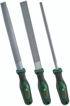 Bosch Holzraspel-Set 200mm Flach/Rund/Halbrund, 3-tlg. (1600A02ZB1)