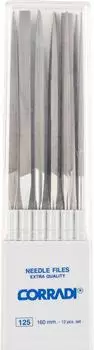 Pferd NFB 125 Nadelfeilen-Set 12-teilig, Schweizer Hieb 1, 160mm (12325163)