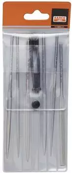 Bahco Nadelfeilen-Set 6-teilig 140mm in Kunststofftasche (2-470-14-4-0)