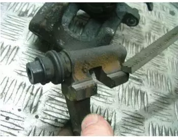 KS Tools Bremssattel-Feilenblatt extra schmal, 150mm (161.0960)