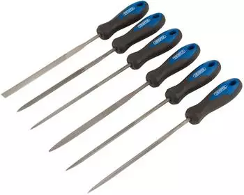 Draper Nadelfeilen-Set Soft Grip, 140mm, 6-teilig (83982)
