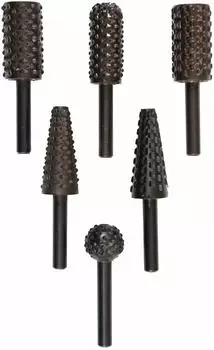 KWB Profilraspeln-Set 6-teilig, 4x Holz, 2x Buntmetall (495500)