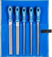 Werkstattfeilen-Set WR 5-tlg. in Rolltasche 250mm Hieb 1 f&uuml;r grobe Zerspanung,