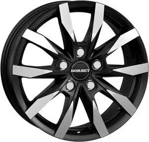 Borbet CW5 (6x16) schwarz matt poliert