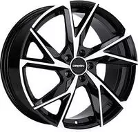 Carmani 23 Rudi Black Alufelge 19 Zoll ET45 5x108 ML65,1