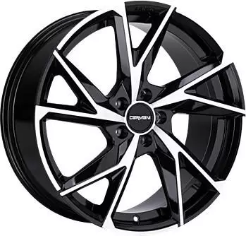 Carmani 23 Rudi (8.5x19) schwarz frontpoliert