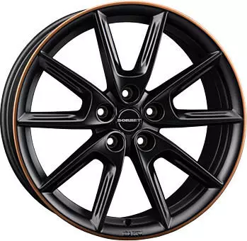 Borbet LX19 (8x19) schwarz matt horn kupfer