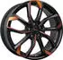 RC Design RC34 (8,5x20) schwarz orange matt-lackiert