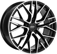 Carmani 20 Ludwig black matt 6.5x16 ET38 - LK5/100 ML63.4 Alufelge schwarz