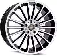 Keskin Wheels KT1570175114340BFP, Keskin Wheels Kt15 Black Front Polish 7x17 ET 40