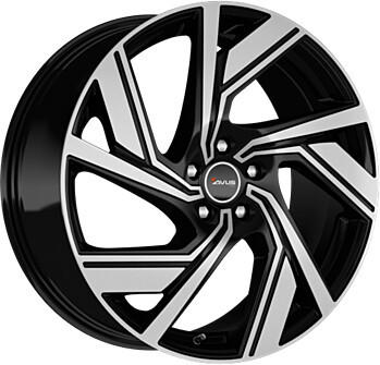 AVUS Racing AC-521 (9.5x20) schwarz poliert