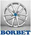 Borbet N (7x17) kristallsilber