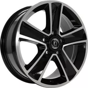 Diewe-Wheels Mammut5 (7x16) schwarz front poliert