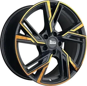 MAM RS5 (8x18) matt schwarz Frontkupfer