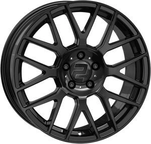 2DRV WH26 schwarz gl&auml;nzend lackiert (8.5x19) schwarz