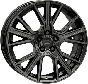 2DRV WH34 dark gunmetal lackiert (9x20) grau