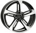 2DRV WH36 dark gunmetal hochglanzpoliert (8.5x19) grau