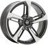 2DRV WH36 dark gunmetal hochglanzpoliert (8.5x19) grau