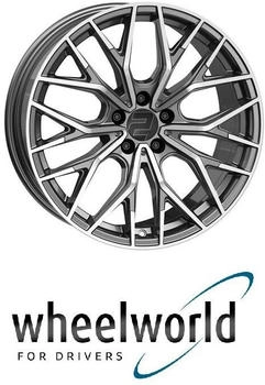 2DRV WH37 daytona grau hochglanzpoliert (8.5x20) grau