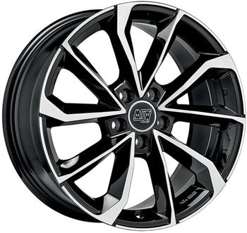 MSW Wheels 42 gloss black full polished (7.5x17) schwarz