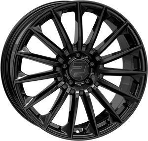 2DRV WH39 schwarz gl&auml;nzend lackiert (9x20) schwarz