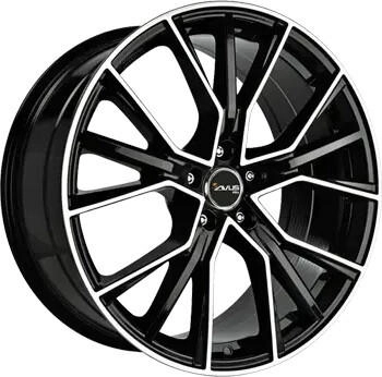 AVUS Racing AF18 black polished (9.5x22) schwarz