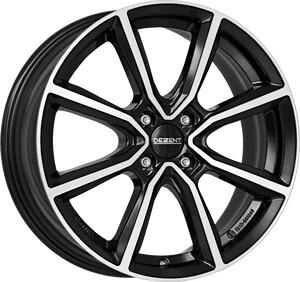 Dezent TN black polished (6x16) schwarz