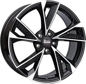 MAM RS6 black front polish (7x16) schwarz