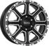 Dotz Kalahari black polished (8x18) schwarz