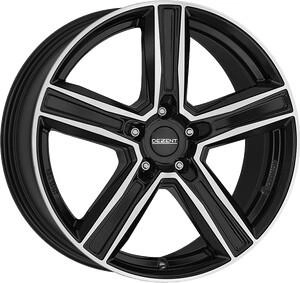 Dezent KG black/polished (7.5x18) schwarz