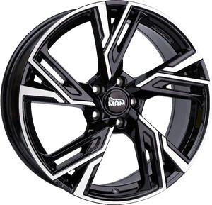 MAM RS5 black front polish (8x18) schwarz