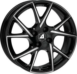 Alutec ADX.01 diamant-schwarz frontpoliert (7x17) schwarz