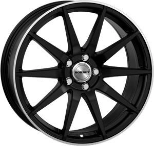 Borbet GTX black rim polished matt (8x19) schwarz