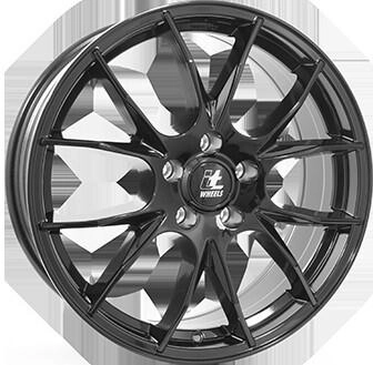 itWHEELS Kira gloss black (7.5x17) schwarz